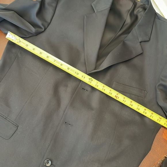 J Ferrar Black Men’s Blazer Sport Coat Business Attire 44L - Picture 11 of 11